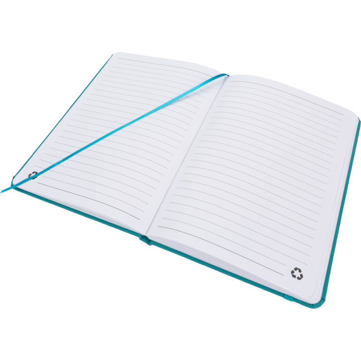 Notatnik A5 w linie z materiałów z recyklingu DOMINIK