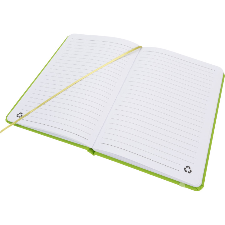 Notatnik A5 w linie z materiałów z recyklingu DOMINIK