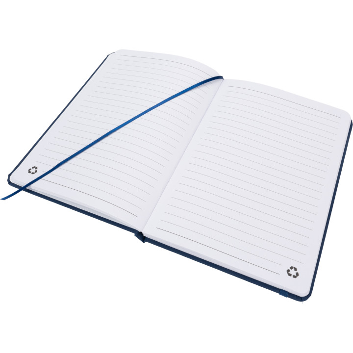 Notatnik A5 w linie z materiałów z recyklingu DOMINIK