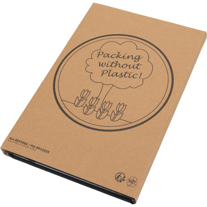 Notatnik A5 w linie z materiałów z recyklingu LORENA