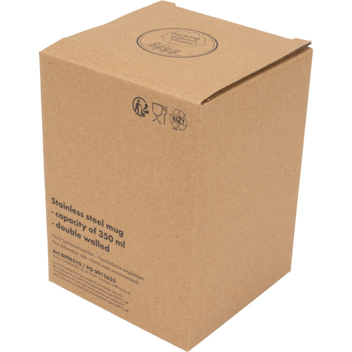 Kubek termiczny 350 ml z powłoką z recyklingu METODY