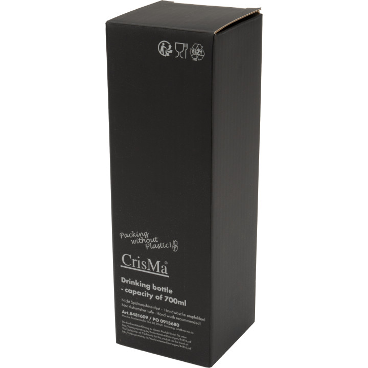 Butelka ze stali z recyklingu 700 ml CrisMa VERENA