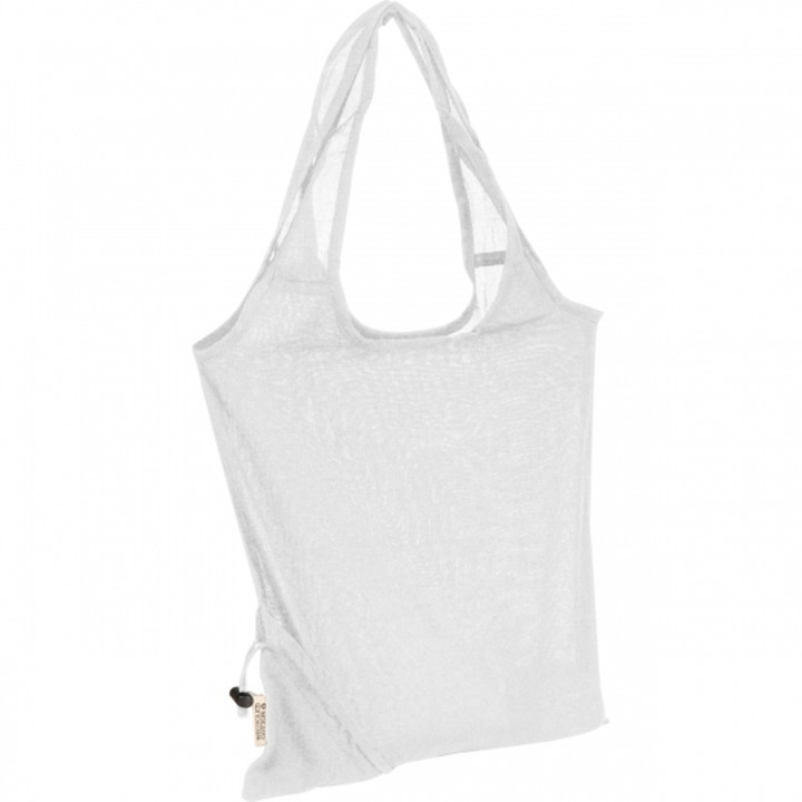 Składana torba z bawełny i poliestru z recyklingu 118 g/m² ANJA