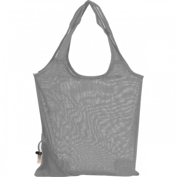 Składana torba z bawełny i poliestru z recyklingu 118 g/m² ANJA