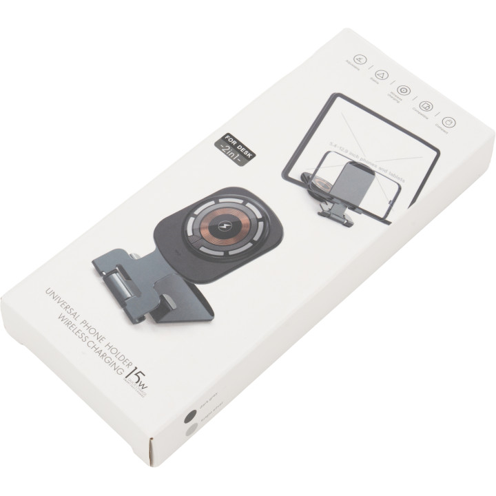 Ładowarka indukcyjna z uchwytem do telefonu