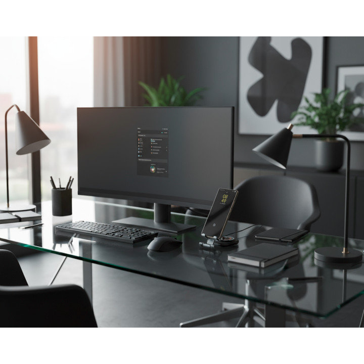 Ładowarka indukcyjna z uchwytem do telefonu