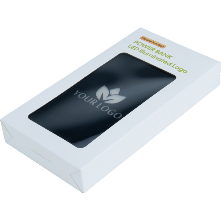 Power Bank 5000 mAh z podświetlanym logo